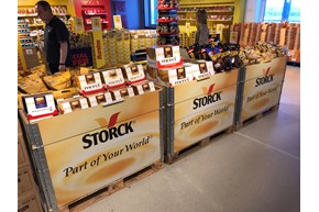 Pallkrage för display